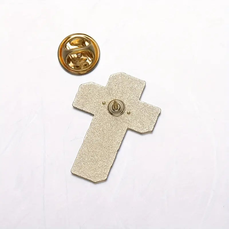 Jesus Saves Enamel Pin